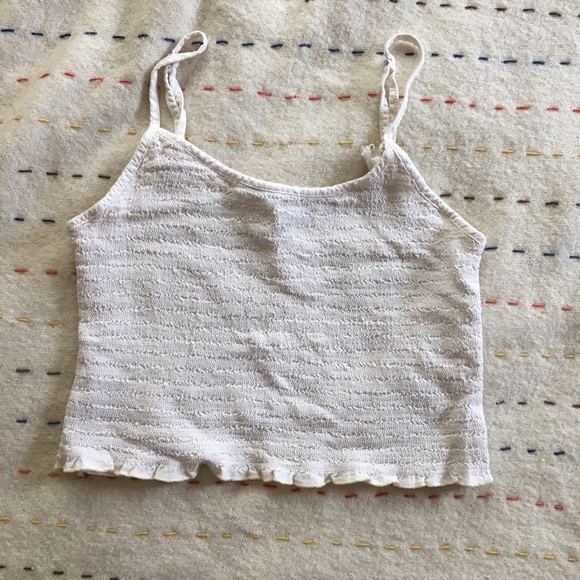 Brandy Melville White Tank Top - Picture 1 of 4